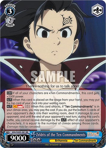 Image of Zeldris of the Ten Commandments (Foil) [The Seven Deadly Sins: Revival of The Commandments]