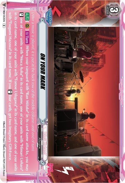 Image of ON YOUR MARK (Parallel Foil) (V-TB01/053EN) [BanG Dream! FILM LIVE]