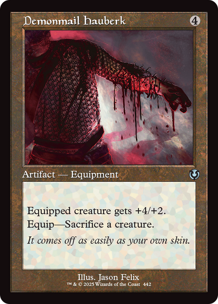 Image of Demonmail Hauberk (Retro Frame) [Innistrad Remastered]