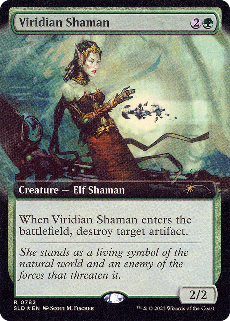 Image of Viridian Shaman (Extended Art) [Secret Lair Drop Series]