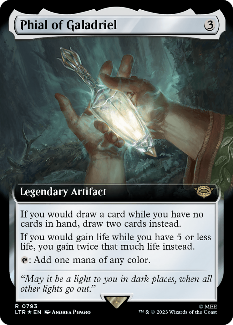 Image of Phial of Galadriel (Extended Art) (Surge Foil) [The Lord of the Rings: Tales of Middle-Earth]