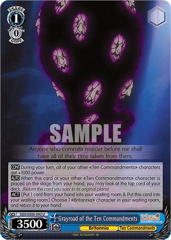 Image of Grayroad of the Ten Commandments [The Seven Deadly Sins: Revival of The Commandments]