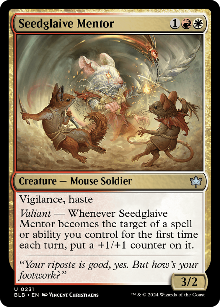 Image of Seedglaive Mentor [Bloomburrow]