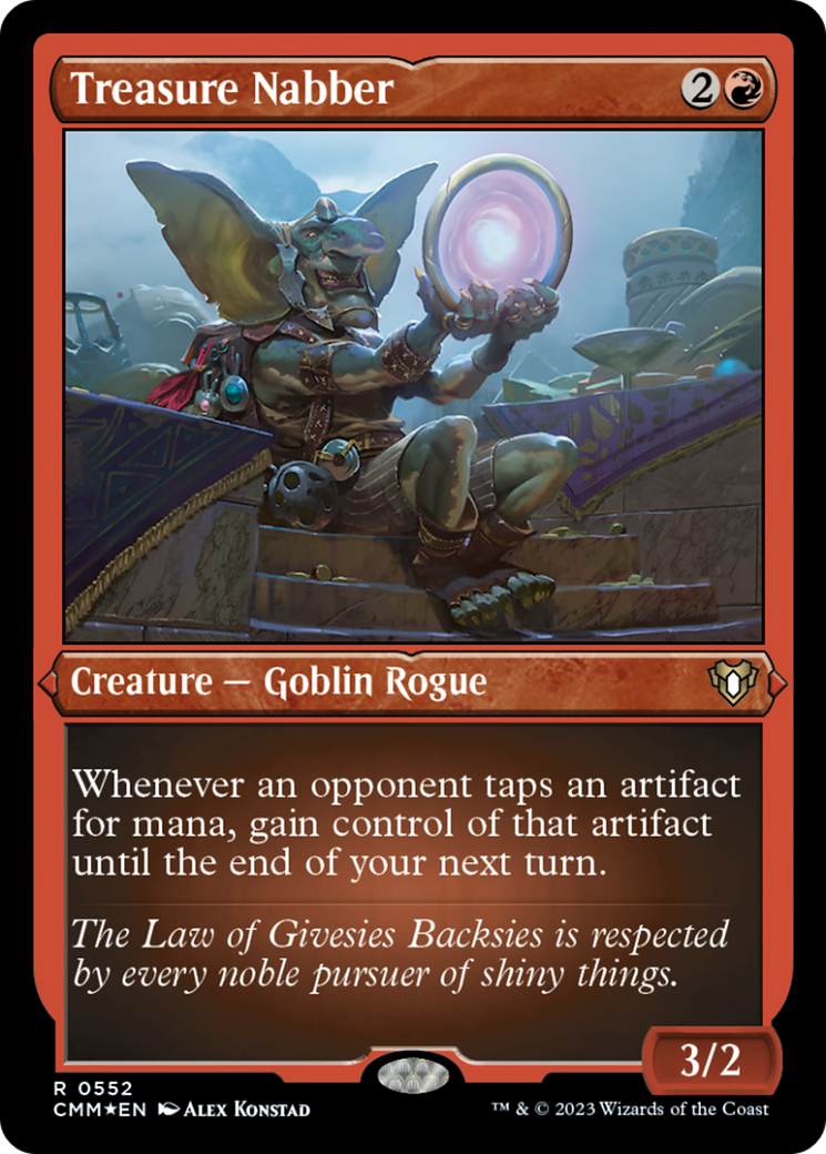 Image of Treasure Nabber (Foil Etched) [Commander Masters]