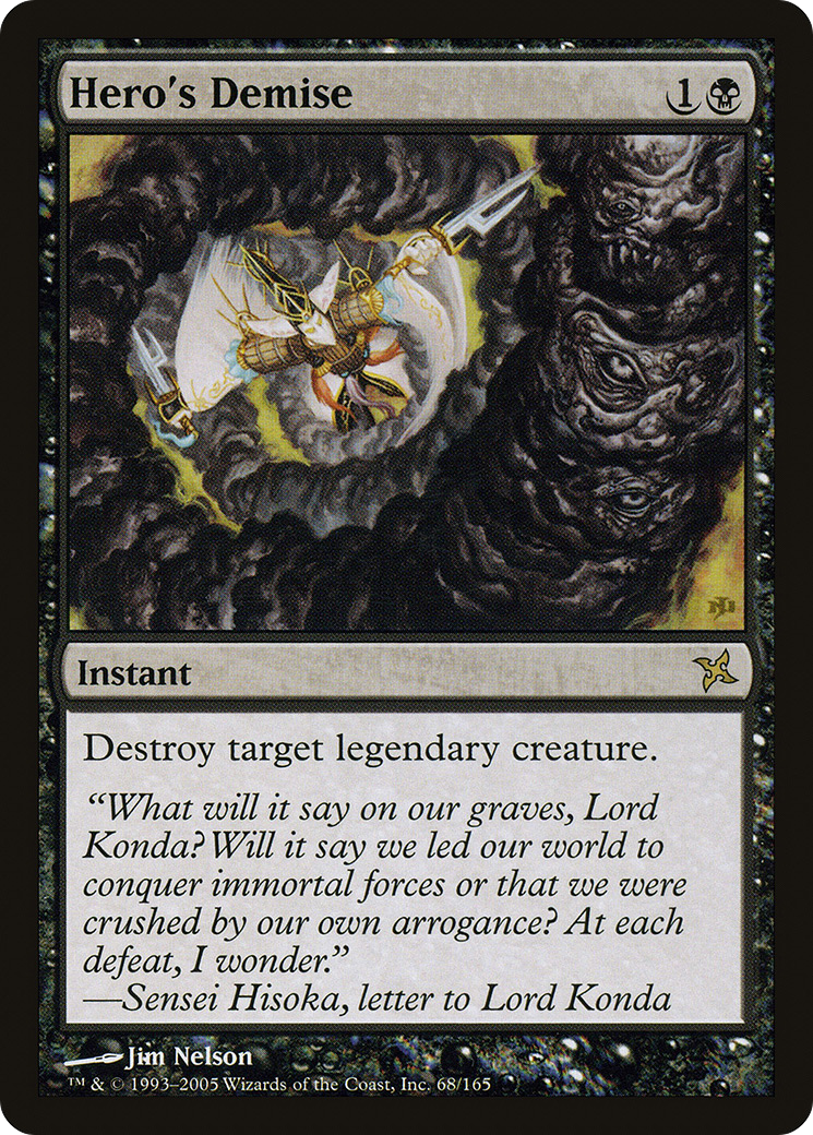 Image of Hero's Demise [Betrayers of Kamigawa]