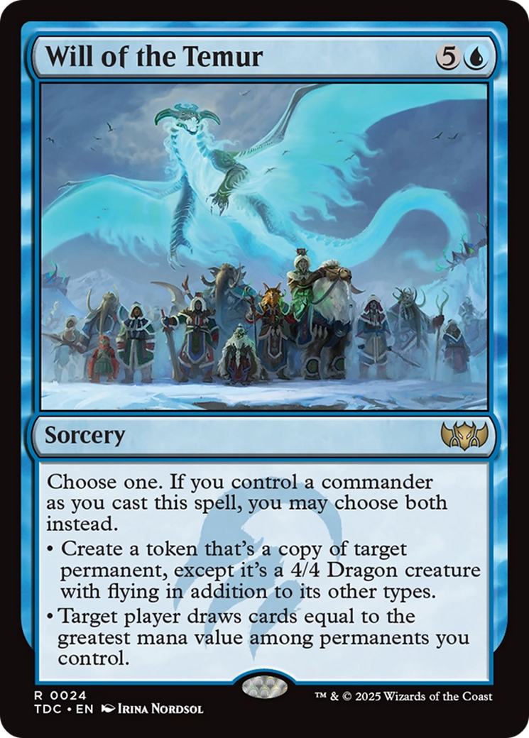 Image of Will of the Temur [Tarkir: Dragonstorm Commander]