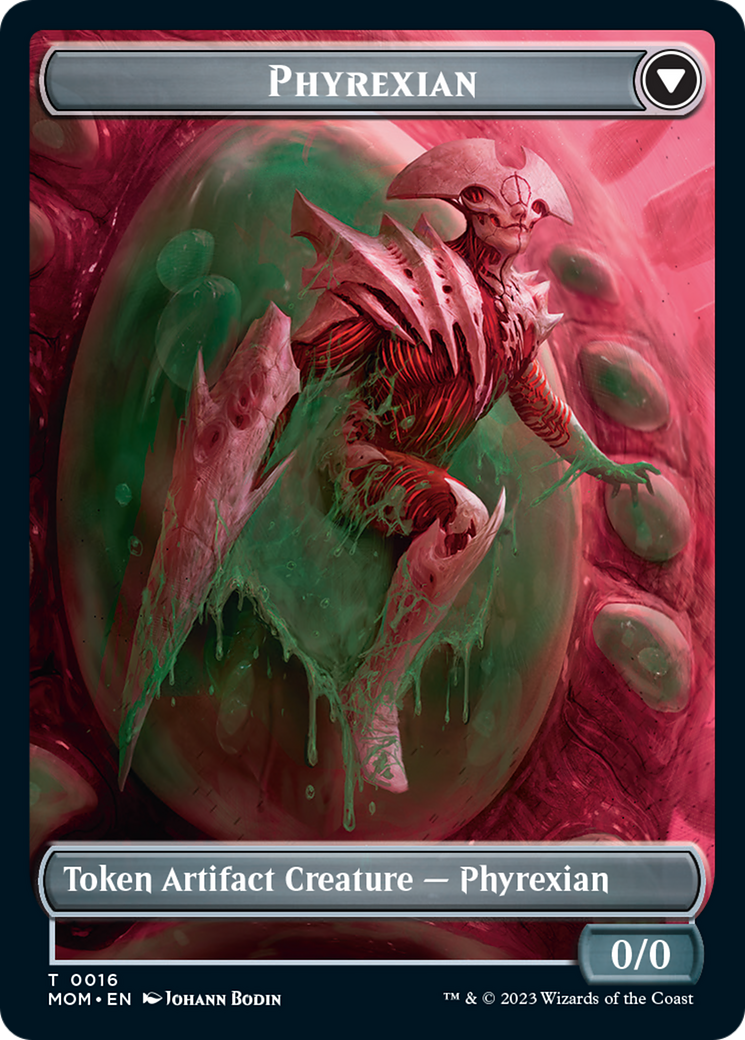 Image of Incubator // Phyrexian (16) Double-Sided Token [March of the Machine Tokens]
