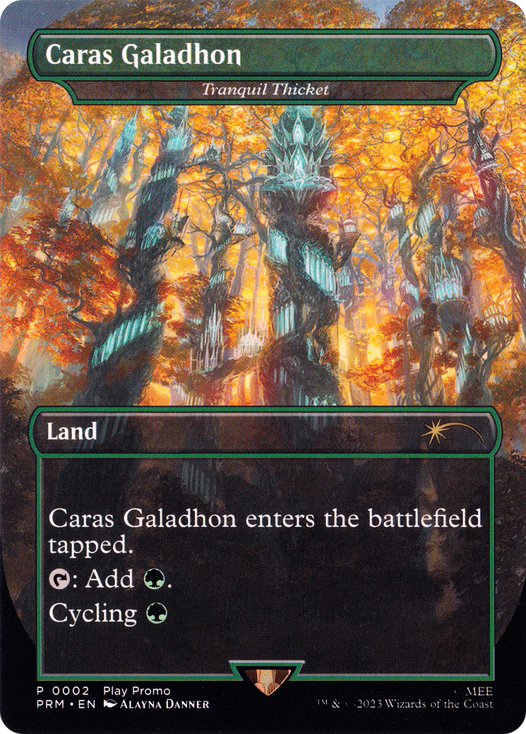 Image of Tranquil Thicket - Caras Galadhon (Borderless) [Wizards Play Network 2023]