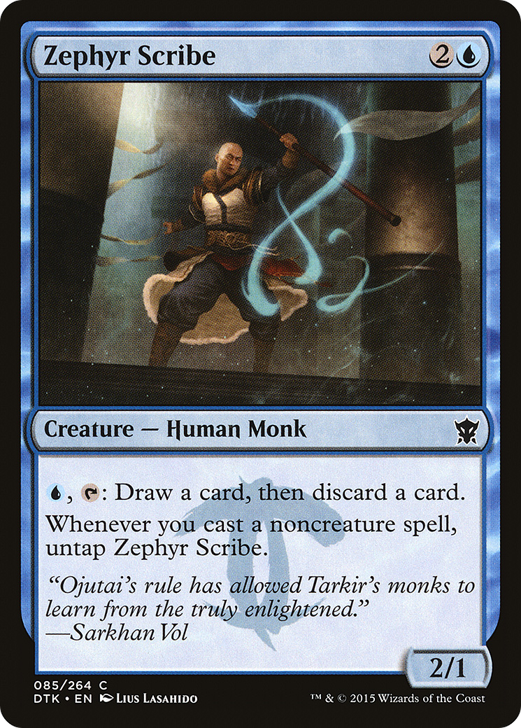 Image of Zephyr Scribe [Dragons of Tarkir]