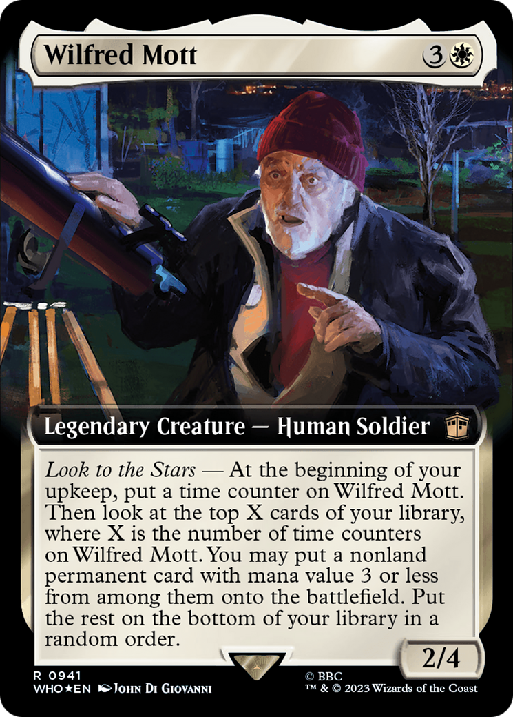 Image of Wilfred Mott (Extended Art) (Surge Foil) [Doctor Who]