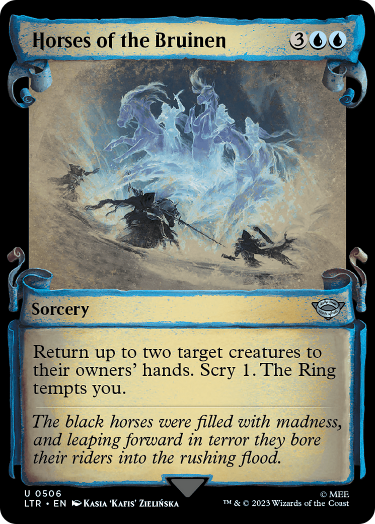 Image of Horses of the Bruinen [The Lord of the Rings: Tales of Middle-Earth Showcase Scrolls]