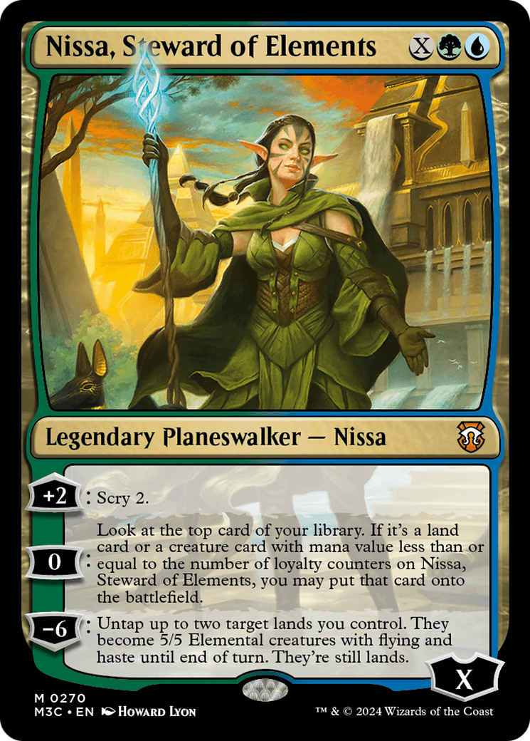 Image of Nissa, Steward of Elements [Modern Horizons 3 Commander]