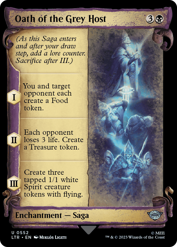 Image of Oath of the Grey Host [The Lord of the Rings: Tales of Middle-Earth Showcase Scrolls]