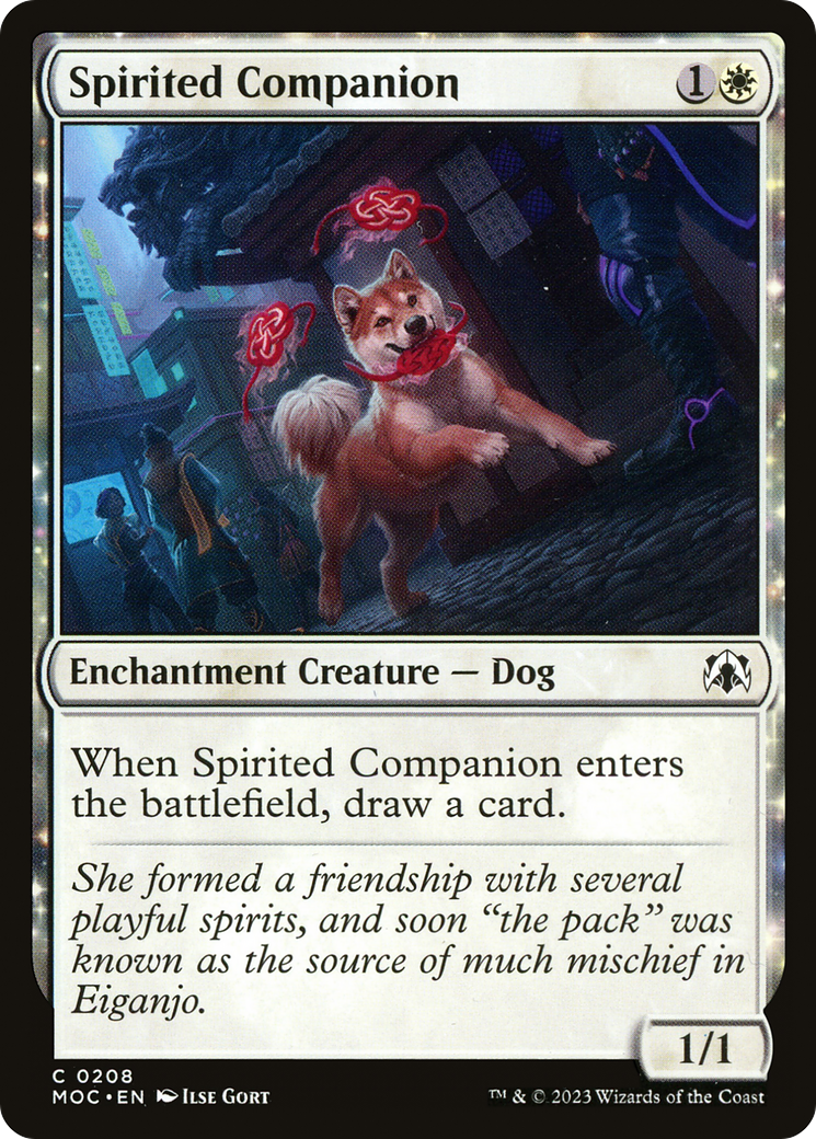 Image of Spirited Companion [March of the Machine Commander]
