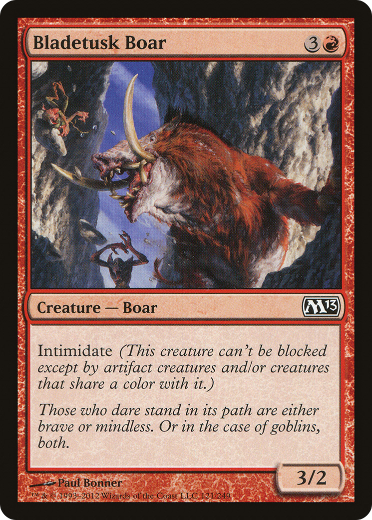 Image of Bladetusk Boar [Magic 2013]