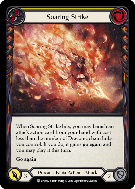 Image of Soaring Strike (Yellow) [UPR082] (Uprising)
