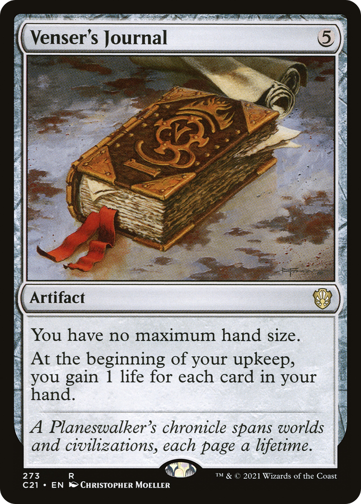 Image of Venser's Journal [Commander 2021]