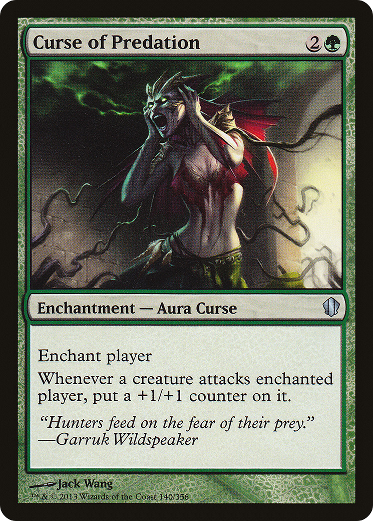 Image of Curse of Predation [Commander 2013]
