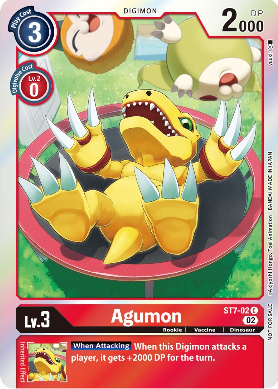 Image of Agumon [ST7-02] (Official Tournament Pack Vol.8) [Starter Deck: Gallantmon Promos]