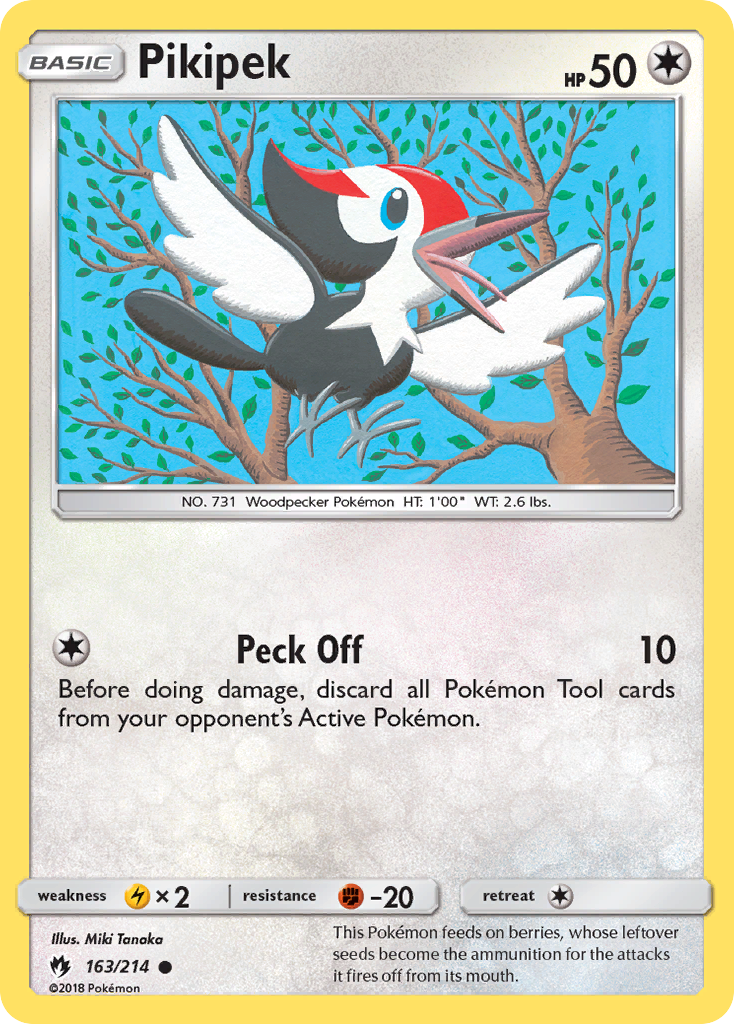 Image of Pikipek (163/214) [Sun & Moon: Lost Thunder]