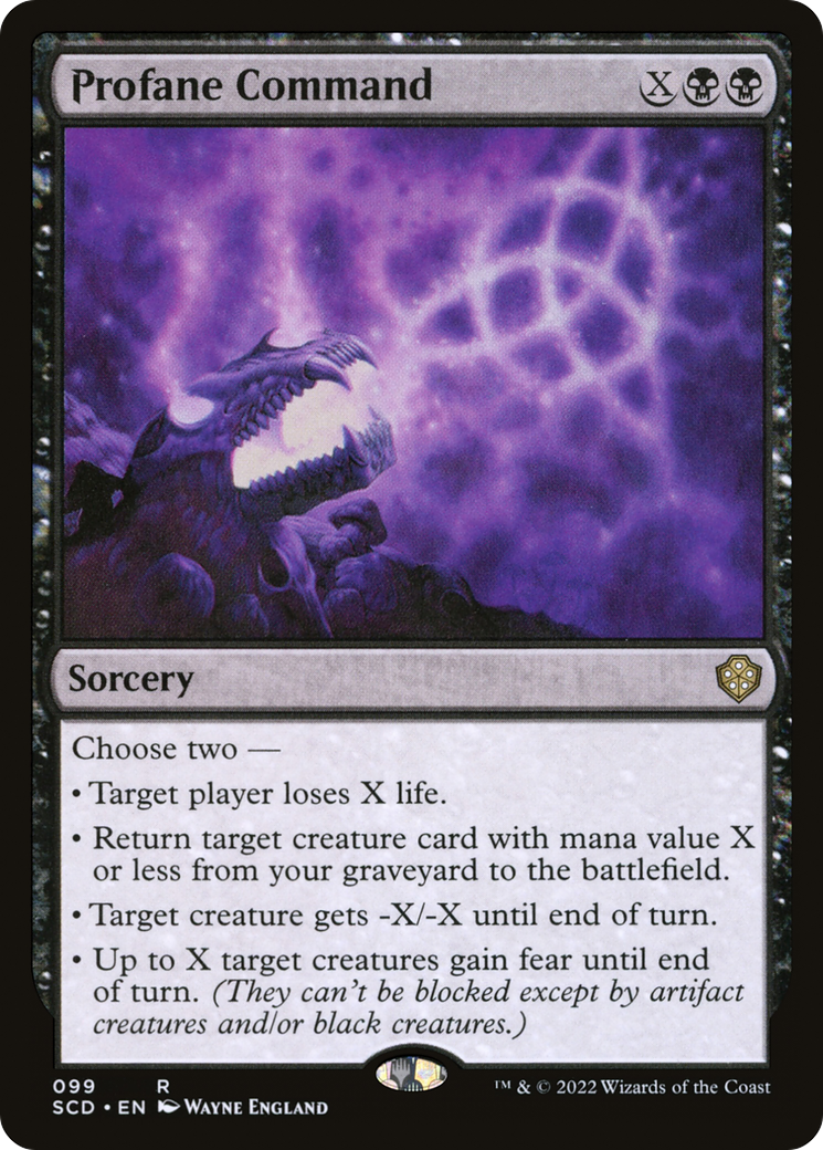 Image of Profane Command [Starter Commander Decks]