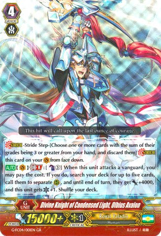 Image of Divine Knight of Condensed Light, Olbius Avalon (G-FC04/001EN) [Fighters Collection 2017]
