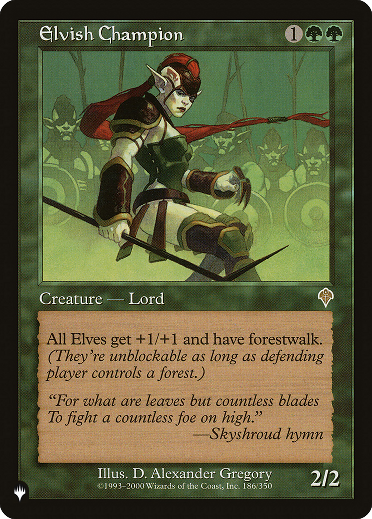 Image of Elvish Champion [The List]