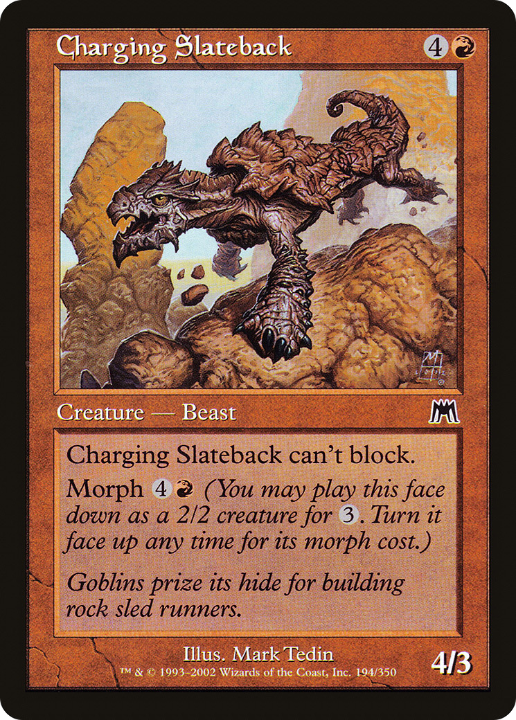 Image of Charging Slateback [Onslaught]