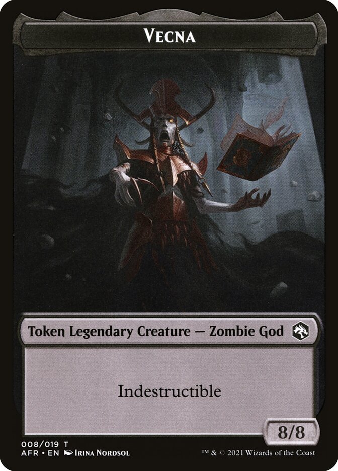 Image of Devil // Vecna Double-Sided Token [Dungeons & Dragons: Adventures in the Forgotten Realms Tokens]