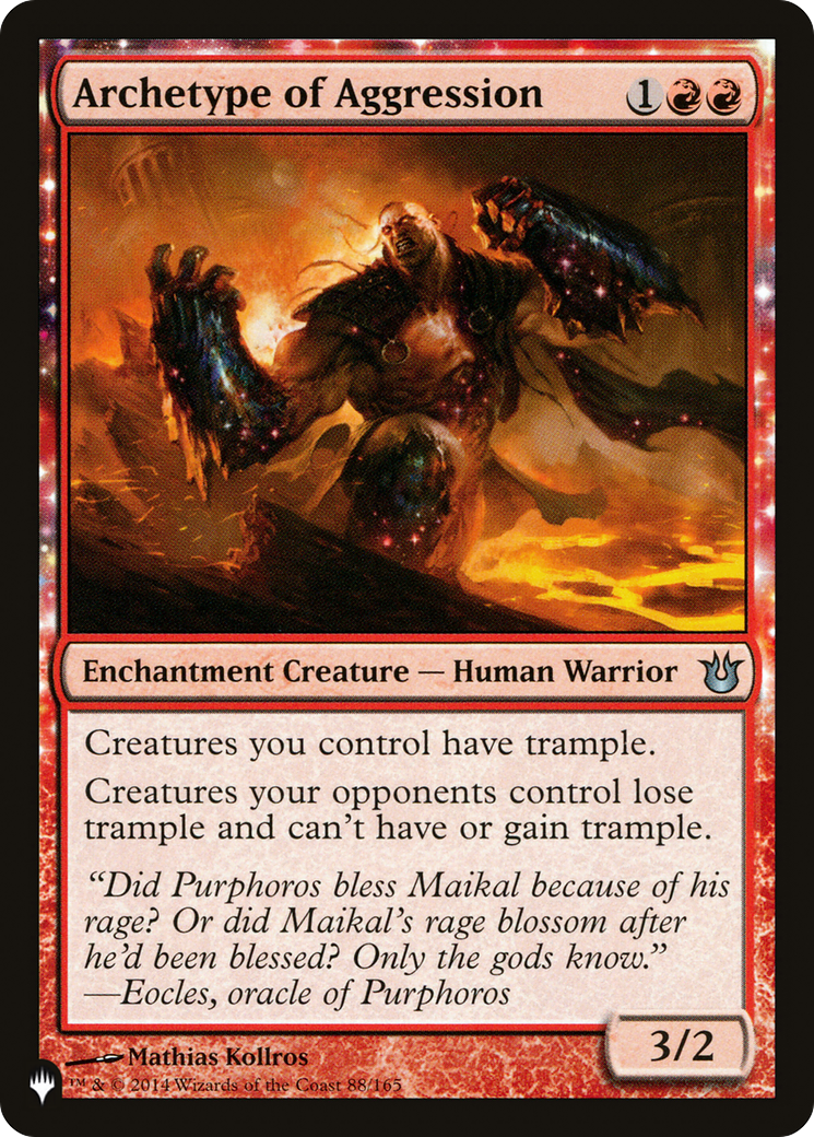 Image of Archetype of Aggression [The List]