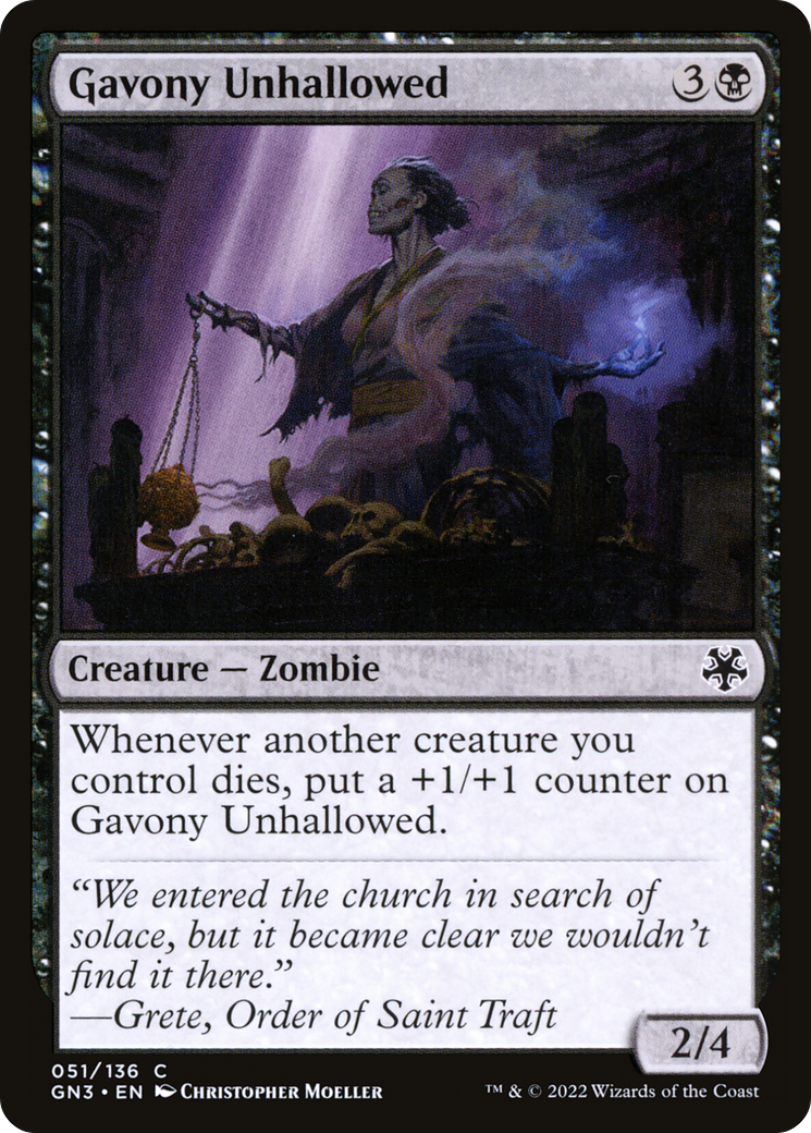 Image of Gavony Unhallowed [Game Night: Free-for-All]