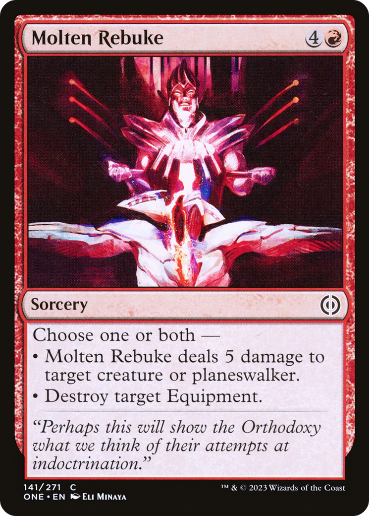 Image of Molten Rebuke [Phyrexia: All Will Be One]