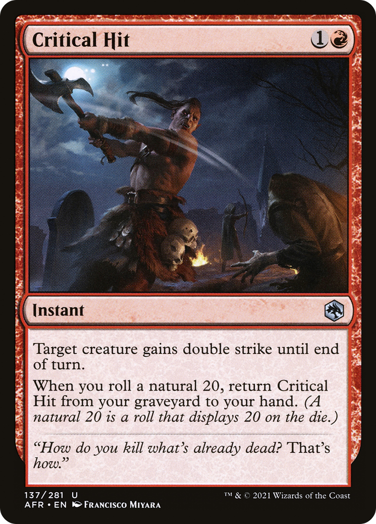 Image of Critical Hit [Dungeons & Dragons: Adventures in the Forgotten Realms]