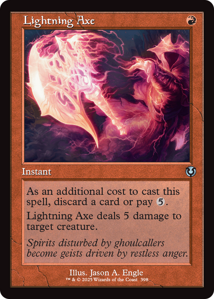 Image of Lightning Axe (Retro Frame) [Innistrad Remastered]