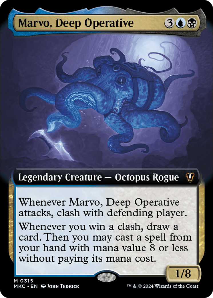 Image of Marvo, Deep Operative (Extended Art) [Murders at Karlov Manor Commander]