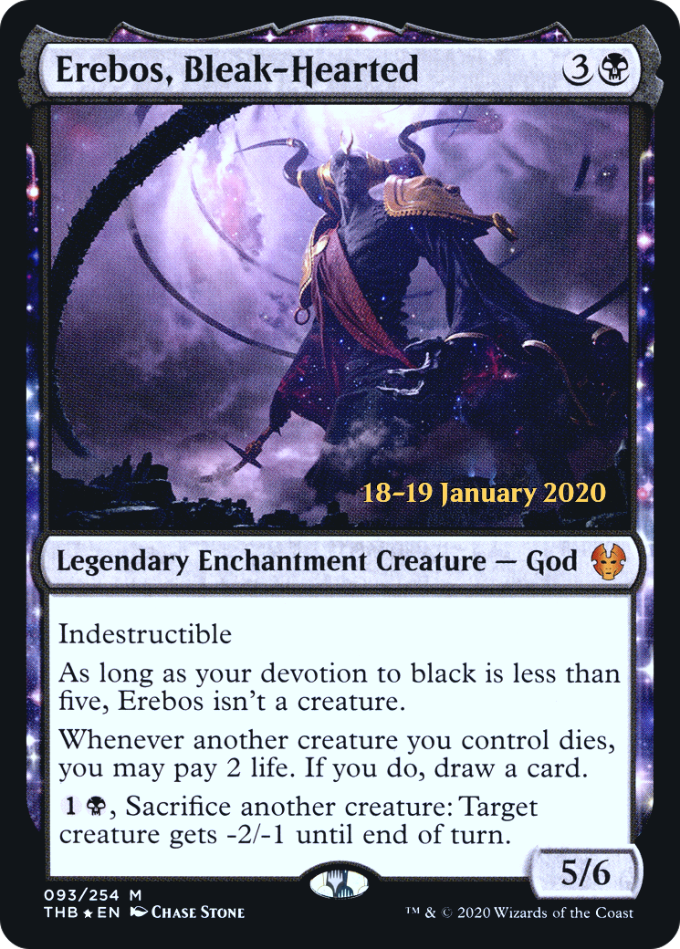 Image of Erebos, Bleak-Hearted [Theros Beyond Death Prerelease Promos]