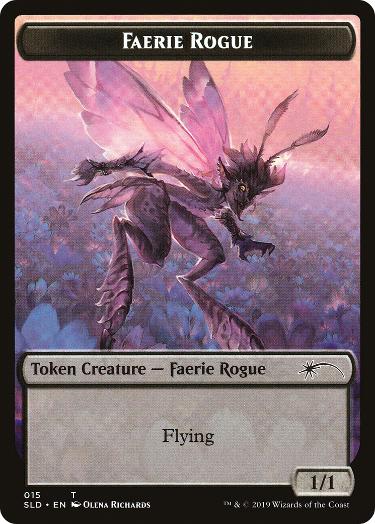 Image of Faerie Rogue Token (015) [Secret Lair Drop Series]