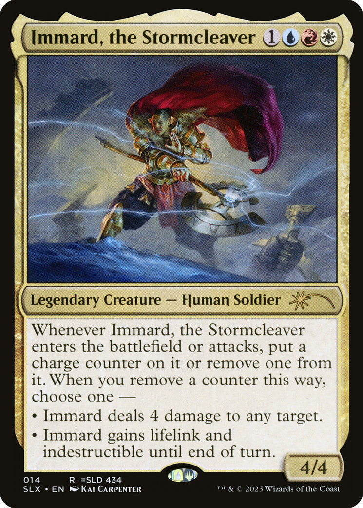 Image of Immard, the Stormcleaver [Secret Lair: Universes Within]
