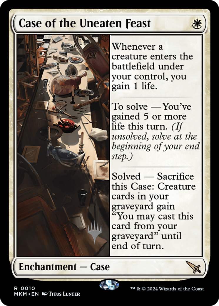Image of Case of the Uneaten Feast (Promo Pack) [Murders at Karlov Manor Promos]