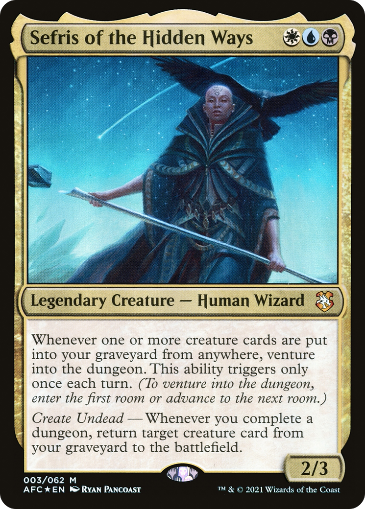 Image of Sefris of the Hidden Ways [Dungeons & Dragons: Adventures in the Forgotten Realms Commander]