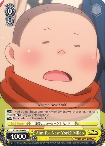Image of Aim for New York? Mildo (RZ/S68-E009 C) [Re:ZERO Memory Snow]