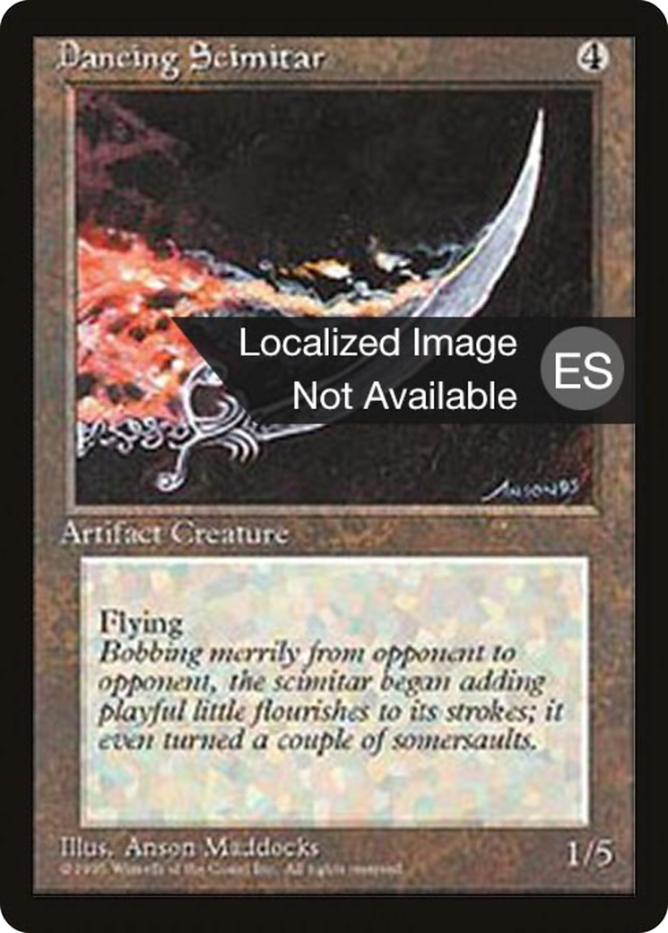 Image of Dancing Scimitar [Fourth Edition (Foreign Black Border)]