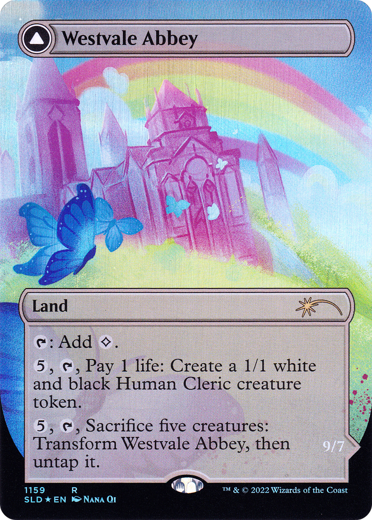 Image of Westvale Abbey // Ormendahl, Profane Prince (Borderless) [Secret Lair: From Cute to Brute]