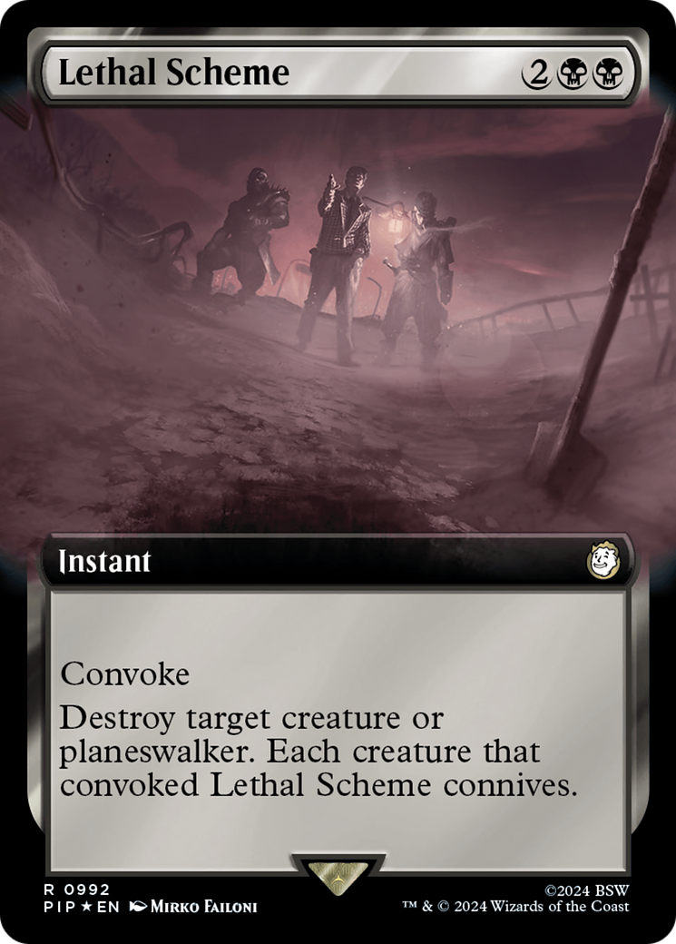 Image of Lethal Scheme (Extended Art) (Surge Foil) [Fallout]