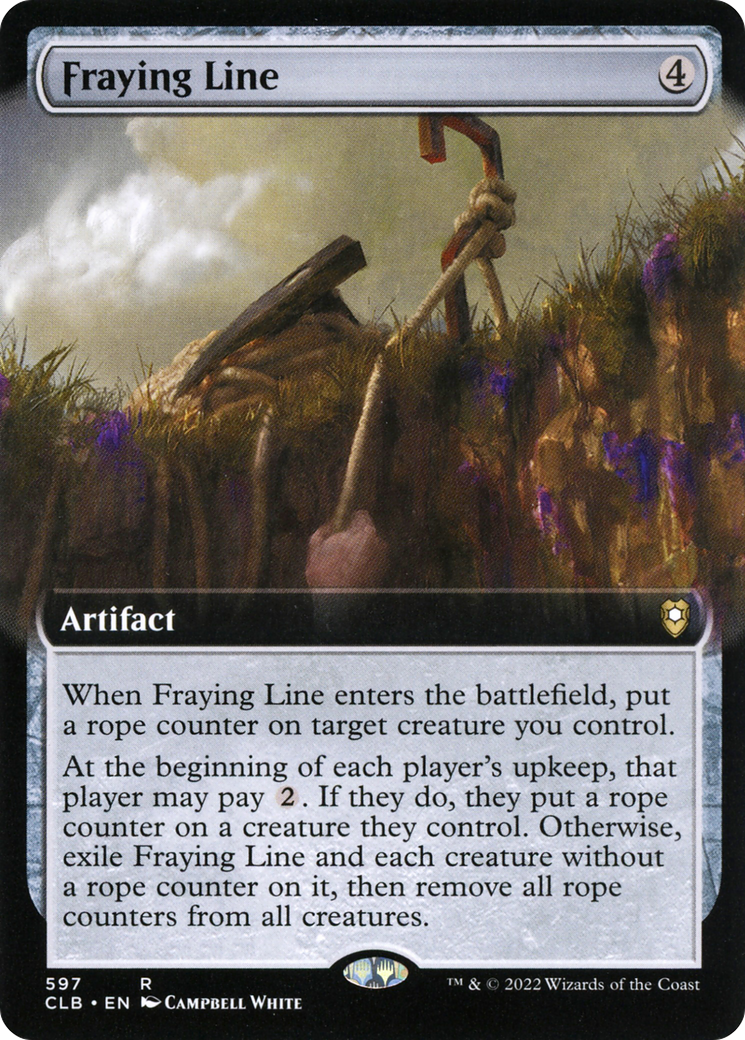 Image of Fraying Line (Extended Art) [Commander Legends: Battle for Baldur's Gate]