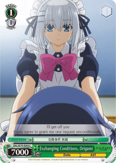 Image of Exchanging Conditions, Origami (DAL/W79-E044 C) [Date A Live]