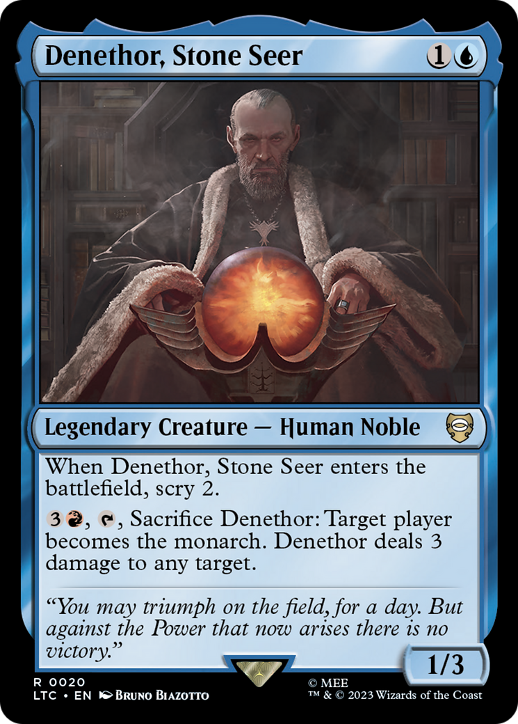 Image of Denethor, Stone Seer [The Lord of the Rings: Tales of Middle-Earth Commander]