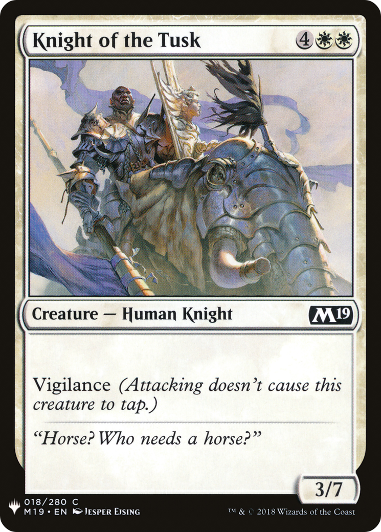 Image of Knight of the Tusk [Mystery Booster]
