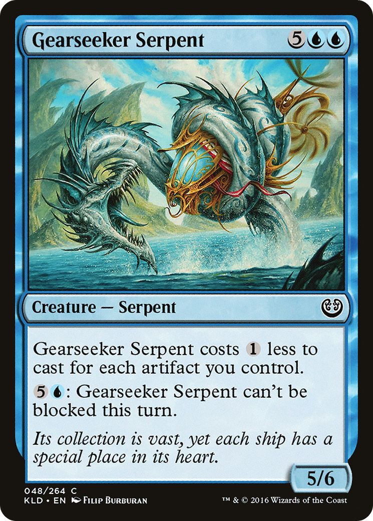 Image of Gearseeker Serpent [Kaladesh]
