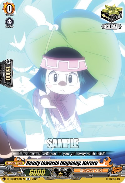 Image of Ready towards Ikupasuy, Kororo (D-TB03/138EN) [Shaman King]